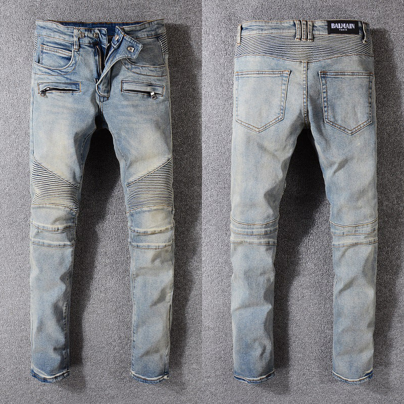 Mens Biker Jeans