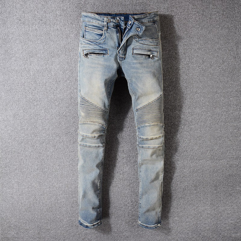 Mens Biker Jeans