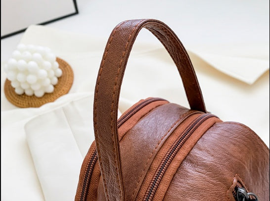 Women's Bag Single Shoulder Bag Large-capacity Pu Soft Leather Small Bag