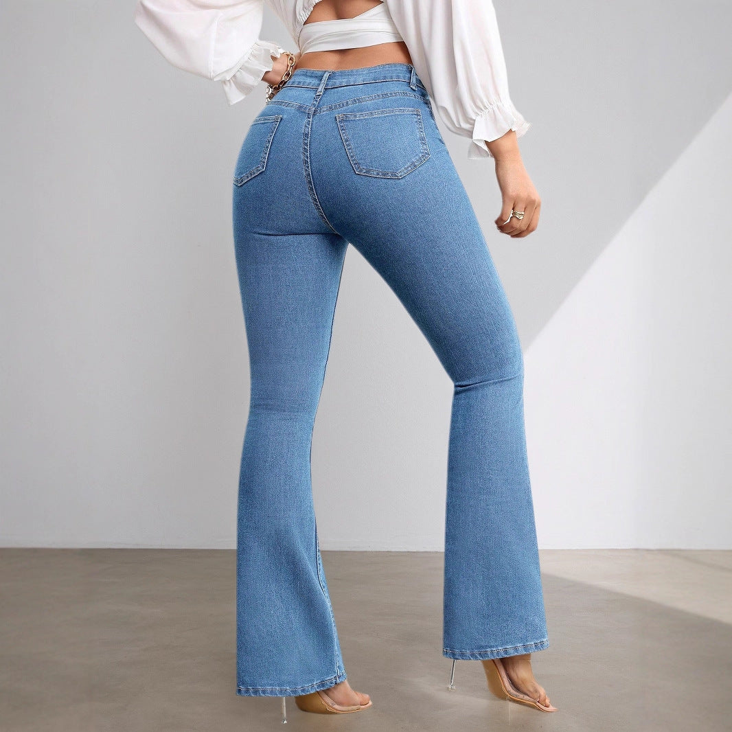 Women's Wild Stretch High Waist Flared Jeans
