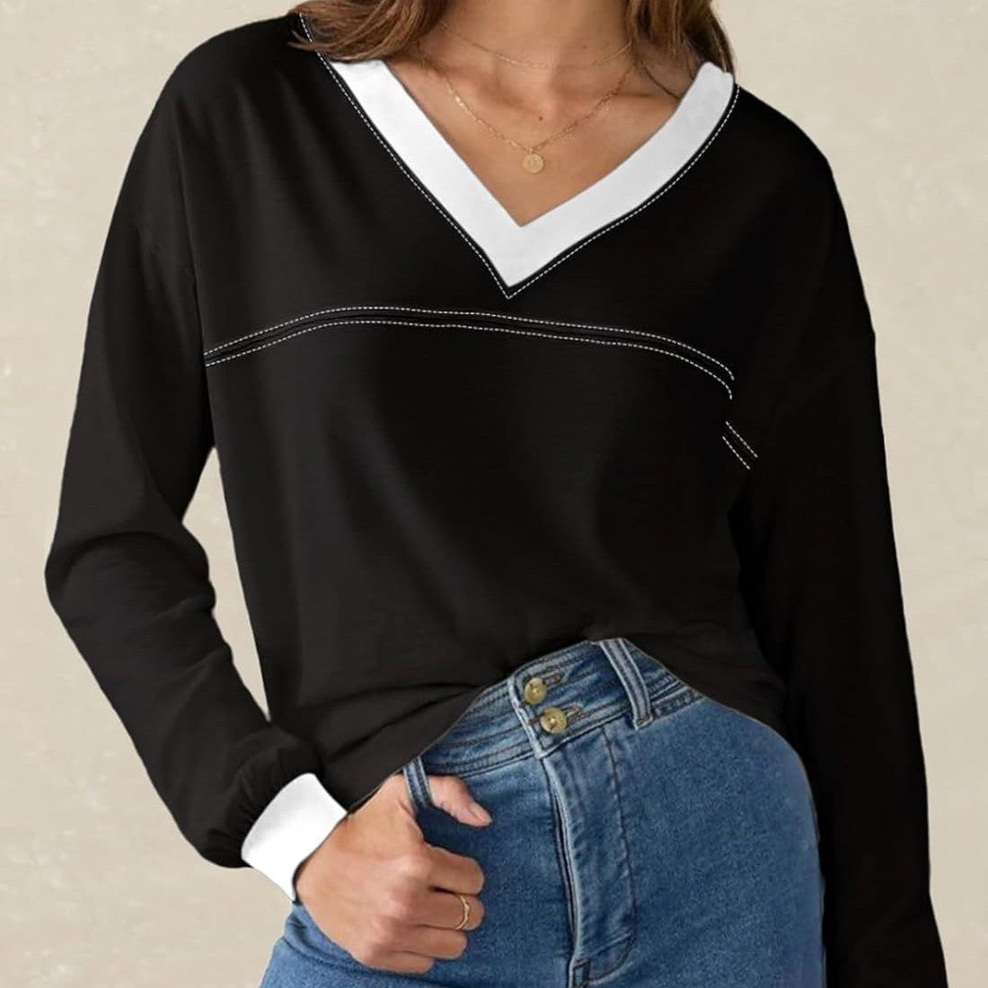 Thin Top Casual All-matching Women