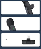 Wireless Lavalier Microphone Drag Two Outdoor