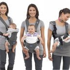 Newborn baby carrier with baby carrier