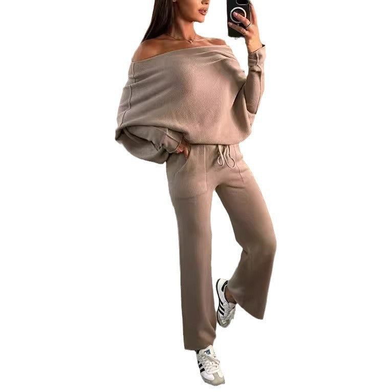 Temperament Commute Women's Solid Color Fashion Casual Two-piece Suit